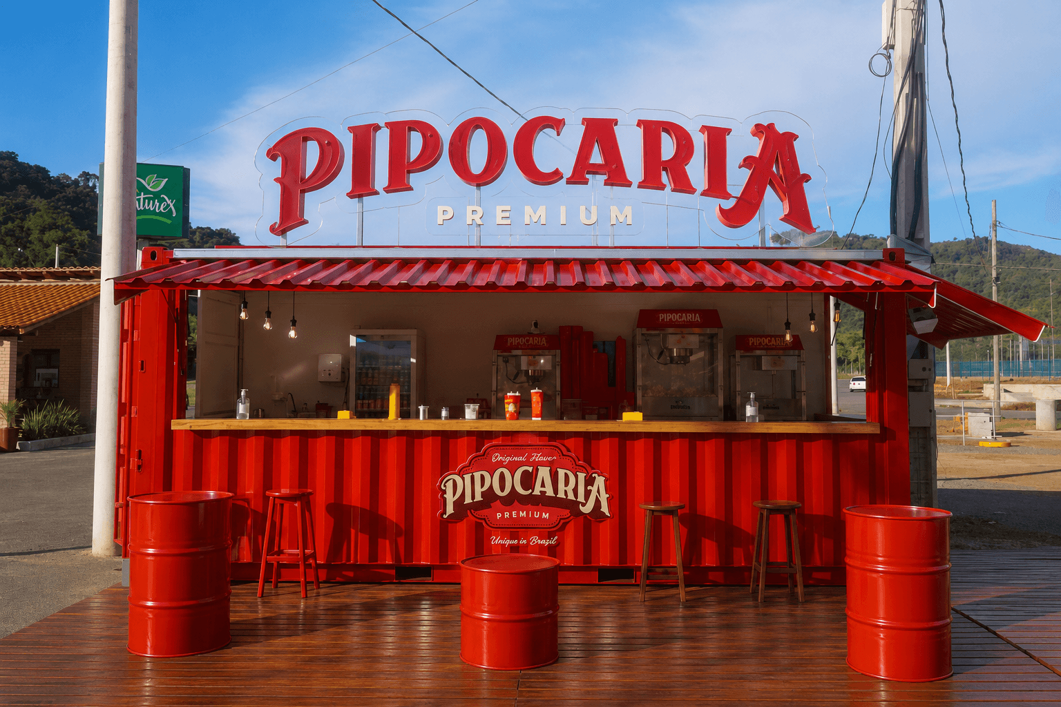 Container Pipocaria em Container 20 pés — foto 1